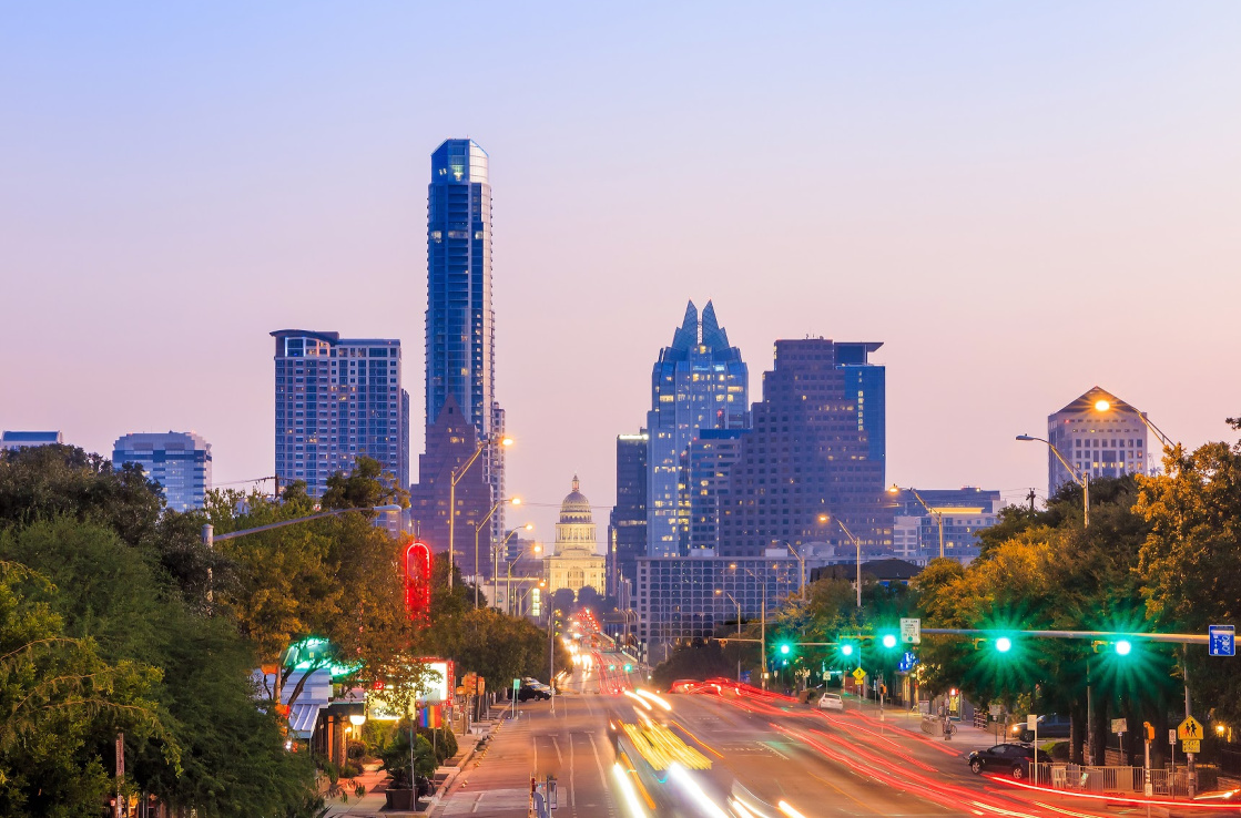 Le top 5 des villes au Texas